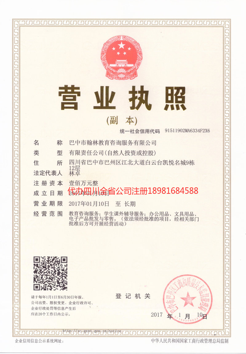 山东山东翰林教育咨询服务有限公司